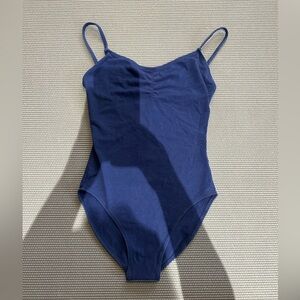 Blue Leotard in good condition for dance and ballet.